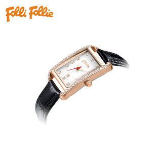 Folli Follie  WF18B006STS 小表盘手表 (精钢、方形、 红色 蓝色 黑色)