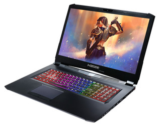  Hasee 神舟 精盾G97E 17.3英寸商务游戏本（i7-8750H、16GB、1TB+256GB、GTX1070 8G、120Hz)