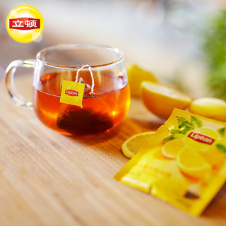 Lipton 立顿 三角茶包鲜果茶 (莓果红茶+柠檬红茶、盒装、20包*2盒)