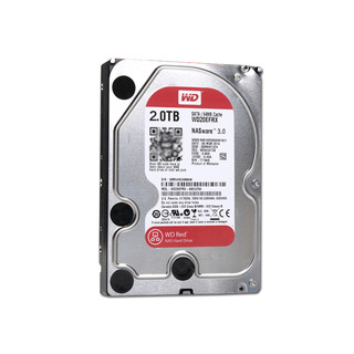 Western Digital 西部数据 红盘系列 3.5英寸台式机硬盘 2TB(7200转、64MB)WD20EFRX