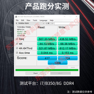 TOSHIBA 东芝 TR200 SATA3 固态硬盘 960GB