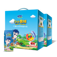  君乐宝 JUNLEBAO 小小鲁班 儿童成长风味酸牛奶 草莓味 205g*12*2提