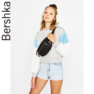 Bershka 巴适卡 03341388428 女士修身牛仔高腰短裤