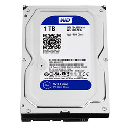 WD 西部数据 蓝盘 WD10EZEX 机械硬盘 1TB