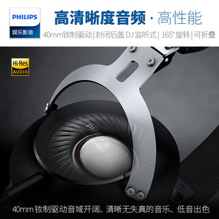 PHILIPS 飞利浦 SHL3565BK/00 耳机 (通用、头戴式、16Ω、黑色)