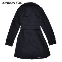 LONDON FOG 伦顿弗格 LS11WF512 女士休闲风衣 黑色  160/80B
