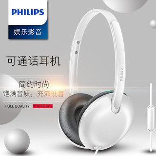 PHILIPS 飞利浦 SHL4405 耳机 (通用、头戴式、24Ω、黑色)