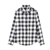 UNIQLO 优衣库 412038  男童法兰绒格子衬衫