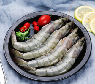Seamix 禧美海产 鲜活厄瓜多尔白虾 1.8kg