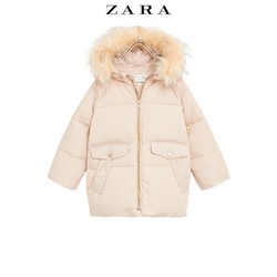 ZARA 女童连帽羽绒外套