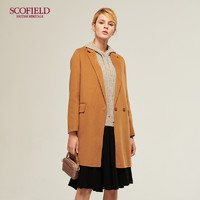 SCOFIELD SFJW849020 女士直筒毛呢大衣 驼色 160