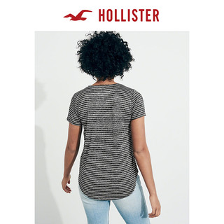 HOLLISTER 196618 女士宽松短袖T恤 麻灰色 XS