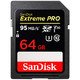 SanDisk 闪迪 Extreme PRO 至尊超极速 SDHC 存储卡 64GB