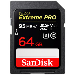 SanDisk 闪迪 Extreme PRO 至尊超极速 SDHC 存储卡 64GB