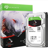 SEAGATE 希捷 酷狼IronWolf系列 3.5英寸机械硬盘 ST8000VN0022 8TB 256MB ST8000VN0022 (7200rpm、SMR)