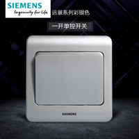 SIEMENS 西门子 远景 彩银  一开单控面板