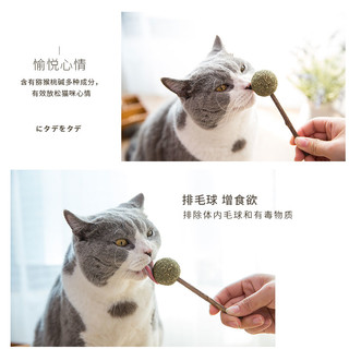 神经猫 17SH3486 猫咪棒棒糖玩具薄荷球