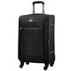 汉客H8610 黑色26英寸简约时尚拉杆箱 男女出差行李箱大容量休闲旅游旅行箱