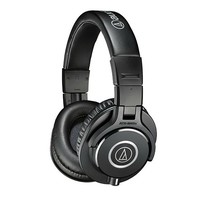 audio-technica 铁三角 ATH-M40X 耳罩式头戴式有线监听耳机 黑色 3.5mm