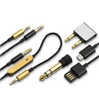 AKG 爱科技 N90Q 耳机 (通用、动铁、头戴式、32Ω、金色)