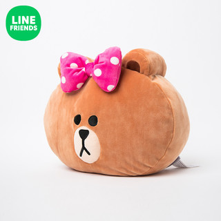  LINE FRIENDS 丘可抱枕(30CM) 萌趣动漫周边可爱少女靠垫