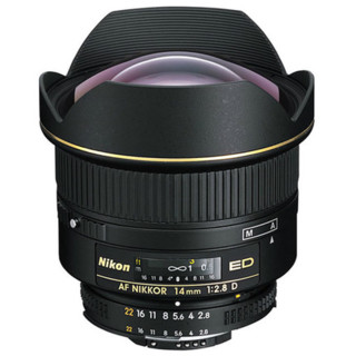 Nikon 尼康 AF 尼克尔 14mm F2.8D ED 全画幅超广角定焦镜头