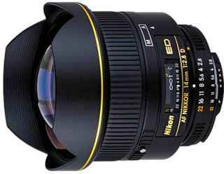 Nikon 尼康 AF 尼克尔 14mm F2.8D ED 全画幅超广角定焦镜头