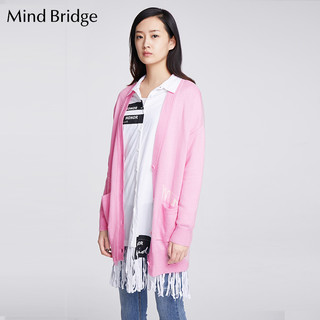 Mind Bridge MQCD221C 女士休闲针织衫 浅粉色 S