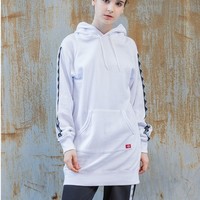 Dickies 帝客 184W30EC01 女士袖部织带卫衣连衣裙 