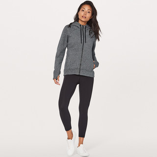 lululemon 女款运动夹克 黑色  LW4AMUS