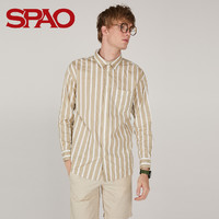 SPAO SPYS824C30 男士条纹长袖衬衫