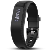 Garmin 佳明 vivosmart 3 黑色 智能运动光学心率手环 心率实时监测 自动睡眠监测 来电提醒运动蓝牙手表 L号