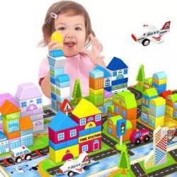 铭塔 婴幼儿童益智玩具 200粒+美高大颗粒80片+凑单品