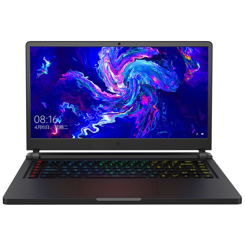 MI 小米 15.6英寸 游戏本 深空灰色(酷睿i7-8750H、GTX 1050Ti 4G、8GB、256GB SSD+1TB HDD、1080P、171502-AN)