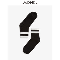 MONKI 0382392 罗纹高弹力女式运动袜 (36-38、粉色)