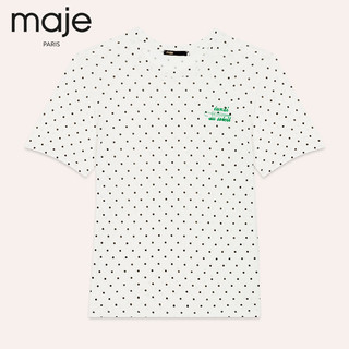 maje H17THEATRE 女士针织T恤衫 白色 160/84A