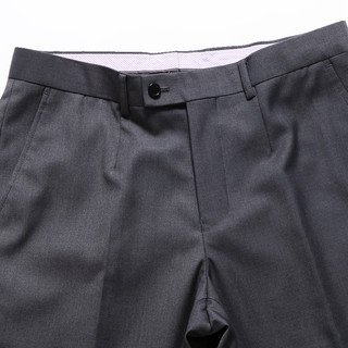 ROMON 罗蒙 TA09-9202878 男士修身直筒休闲裤 黑色（厚款）170/74A