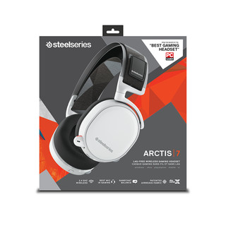 steelseries 赛睿  Arctis 7 耳机 (动圈、头戴式、32Ω、黑色)