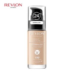 露华浓（Revlon）持久无瑕水润24小时粉底液 不脱色保湿遮瑕隔离 180#小麦色 中干性