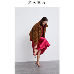 ZARA 07973242704 新款 女装 人造皮草效果夹克 