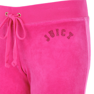 Juicy Couture 橘滋 JCWTKB85369H4 天鹅绒绑带微喇休闲裤