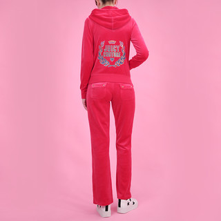 Juicy Couture 橘滋 Y2018SET012I4 女士天鹅绒运动套装