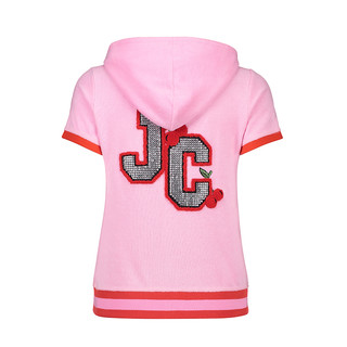 Juicy Couture 橘滋 JCWTKJ116263I3 女士樱桃毛圈布连帽短袖卫衣 海军蓝 XS