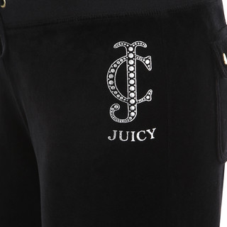 Juicy Couture 橘滋 JCOWTKB69556I1 女士绑带天鹅绒微喇裤