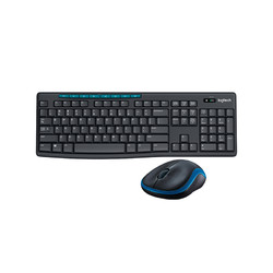 logitech 羅技 MK275 無線鍵鼠套裝 黑藍色