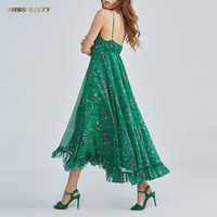 MISS SIXTY 682DJ0520000 女士印花吊带雪纺连衣裙