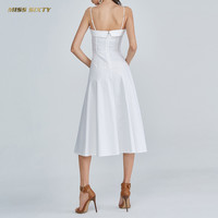 MISS SIXTY 682DJ0510000 纯棉抹胸吊带连衣裙