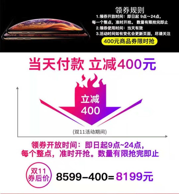 绝对值：Apple 苹果 iPhone XS Max 智能手机 64GB/256GB 