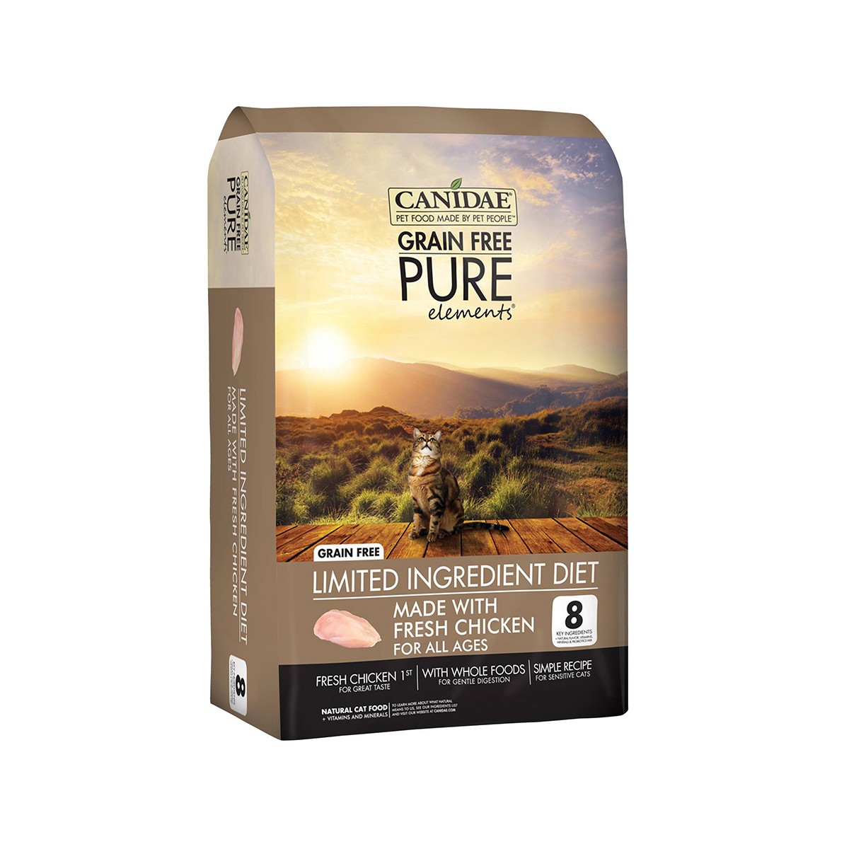 canidae卡比无谷系列鲜鸡肉配方全猫粮10磅