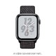Apple/苹果 Apple Watch Nike+ Series 4 深空灰色铝金属表壳搭配黑色 Nike 回环式运动表带